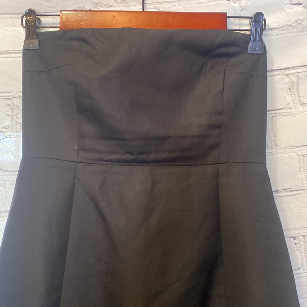 J. Crew Black Strapless Dress Size 6 Petite Excellent Condition - Picture 3 of 9